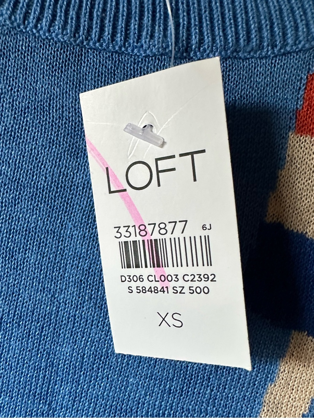 ✨5/$25 NWT Loft Popsicle 4th of July Lightweight Summer Sweater - Picture 2 of 5